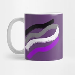 Pride Paint Asexual Mug